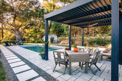 Patio - contemporary patio idea in Charleston