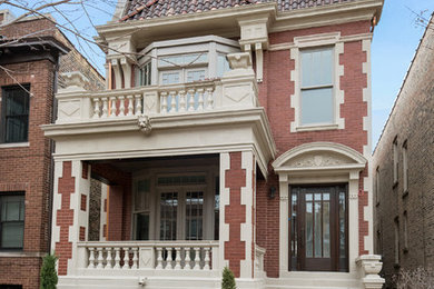 Transitional exterior home photo in Chicago