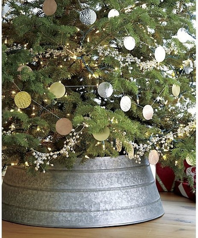 Rustic Christmas Tree Skirts by Crate&Barrel