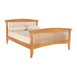 Patti Smith Natural Vermont Spindle Bed - Platform Beds