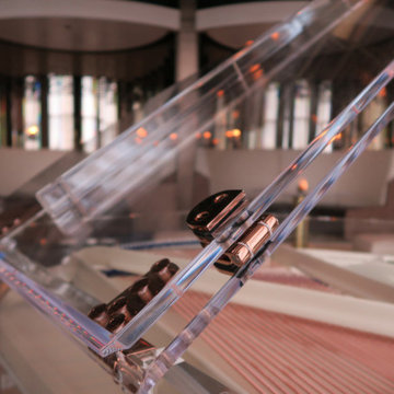 Lucid iDyllic fully transparent piano in Texas