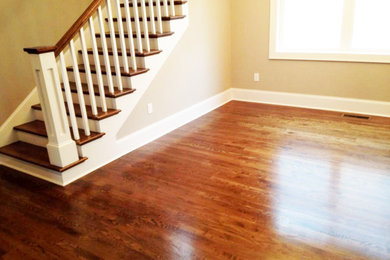 Inspiration for a craftsman living room remodel in Other