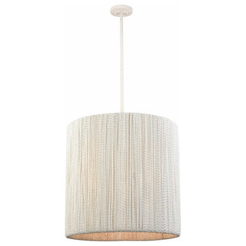 3 Light Pendant In Coastal Style-24 Inches Tall and 23 Inches Wide - Pendants