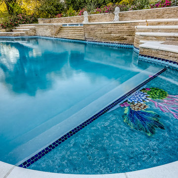Roman Style Hobert Pool in Fairview, Texas