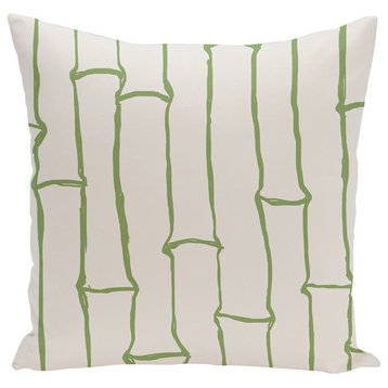 Bamboo Polyester Pillow, 18"x18"