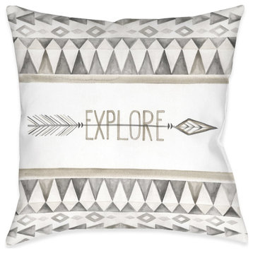 Explore Indoor Pillow, 18"x18"
