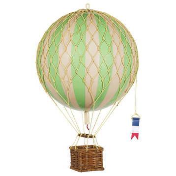 Travels Light Decorative Hot Air Balloon, Blue, True Green