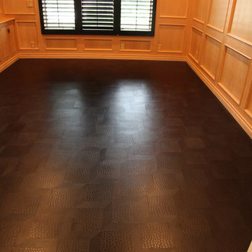 Black Crocodile Leather Install