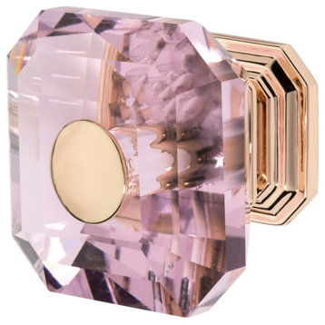 Wisdom Stone 4222 Clubhouse 1-5/16 Inch Geometric Cabinet Knob - Rose Gold /