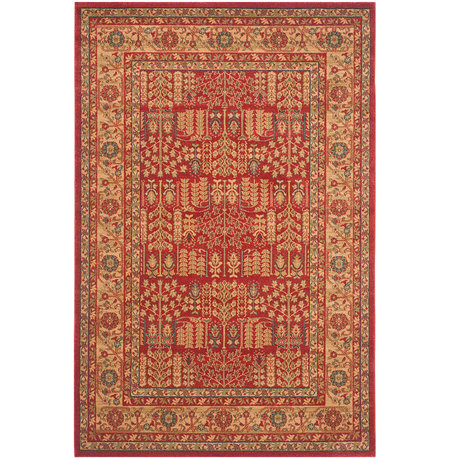 Safavieh Mahal Mah697A Red, Natural Area Rug, 9'x12'
