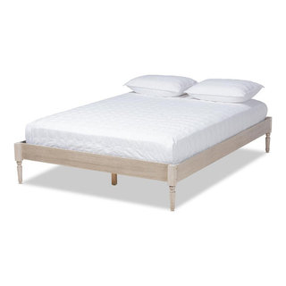 Baxton Studio Colette French Bohemian Antique White Oak Finished Wood ...