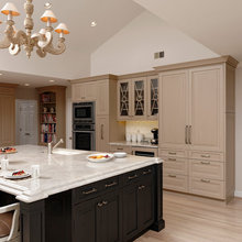 beige cabinets
