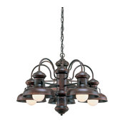 THE BOOTLEGGER 5-LIGHT CHANDELIER