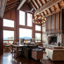 Lodge Great Room lighting ideas