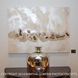 ABSTRACT ART, "Rocky Mica", 30 x 40 - Paintings