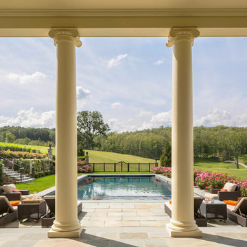 Greek Temple Pool House