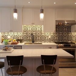 Profile I | Matte White Cabinet Doors - Kitchen Cabinetry