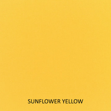 Sunbrella Sunflower Yellow Outdoor Deep Seating Pillow and Cushion Set, 23x25