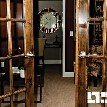 Knotty Alder TDL Glass Doors