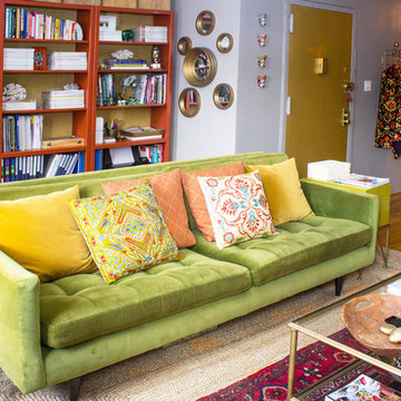 Boldly Layered Color and Texture Enliven a Harlem Apartment