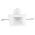 WAC Lighting - Blaze LED 6" Recessed Light Frame-in Kit 5-CCT, White, Square Remodel - Blaze is a powerful high efficiency 6in recessed downlight with an easy connect electrical box for simple installation. The universal input driver (120v-240v-277v) is fully concealed inside the electrical box and dimmable to 5% using a TRIAC or ELV dimmer. Features a 5-CCT color temperature selectable switch with options ranging from 2700K-3000K-3500K-4000K-5000K. Blaze is available in round or square as new construction or remodel with all options IC-Rated and Airtight. A frame-in kit is included with the new construction version, but can also be purchased separately (R6DRDN-FRAME). Wet location listing for indoor and outdoor applications or in showers.