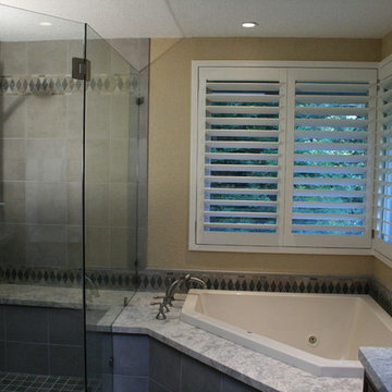 Master Bath with Corner tub and Shower