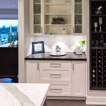 North Vancouver Renovation with a View. After Soft Furnishings, Accessories, and