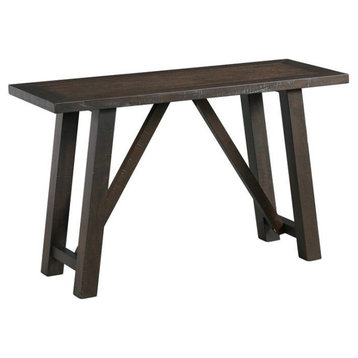 Picket House Furnishings Carter Counter Height Bench in Gray
