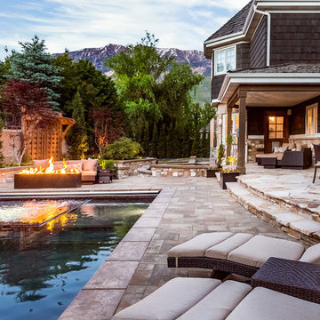 Fire Pit And Hot Tub
