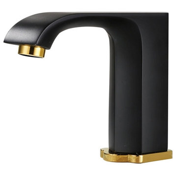 Fontana Commercial Touchless Matte Black Bathroom Automatic Sensor Faucet