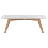 The Bianco Faura Italian Carrara White Marble Table s TBC-4060-PT1914-WHT