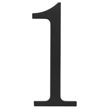 Atlas Homewares TRN1 Traditionalist Address Number 1 - Matte Black