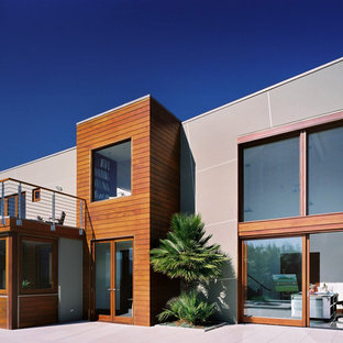 サンフランシスコのモダンスタイルのおしゃれなホームオフィス・仕事部屋の写真