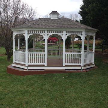 Gazebo installation in West Chester, PA