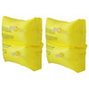 Yellow Inflatable Swimming Pool Arm Floats for Kids 3-6 Years, Set of 2