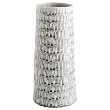 Cyan Somerville Vase 10914 - Oyster Silver