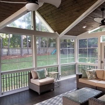 EZE Breeze Screened Porch with T&G Wood Floor in Davidson, NC