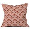 Deny Designs Schatzi Brown Suri Floral Cherry Outdoor Throw Pillow, 18"