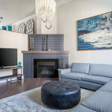 Blue Gray Living Room