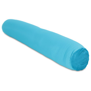 Microbead Body Pillow Teal, Hypoallergenic, Cover 47"X7"