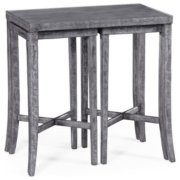 Nesting Cocktail Tables in Antique Dark Grey