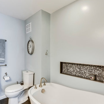 Transitional Small Bathroom Design Alexandria, VA
