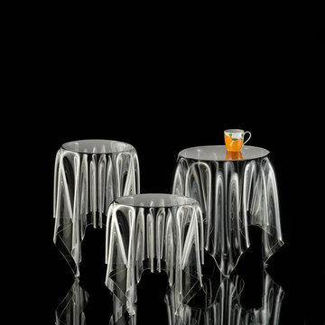 Modern Furniture Design: Transparent End Table