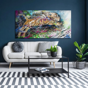 Handmade abstract acrylic painting "Energy"