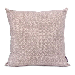 Tsuba Dub Throw Pillow-Plum - Decorative Pillows