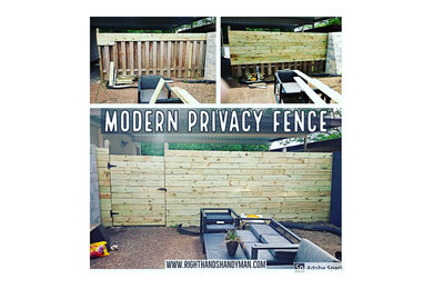 Modern Privacy Fence