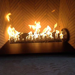 Fire Pit with CROSSFIRE&trade; Brass Burner - Indoor Fireplaces