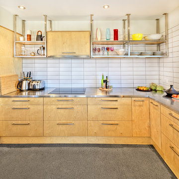 Industrial ply kitchen