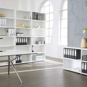 Arbeitszimmer - Büroregale Bücherwand CASE