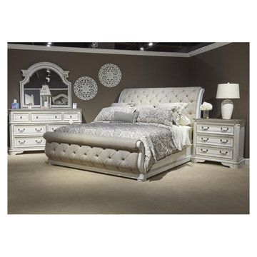 244-br Queen Uph Sleigh Bedroom Liberty Furniture